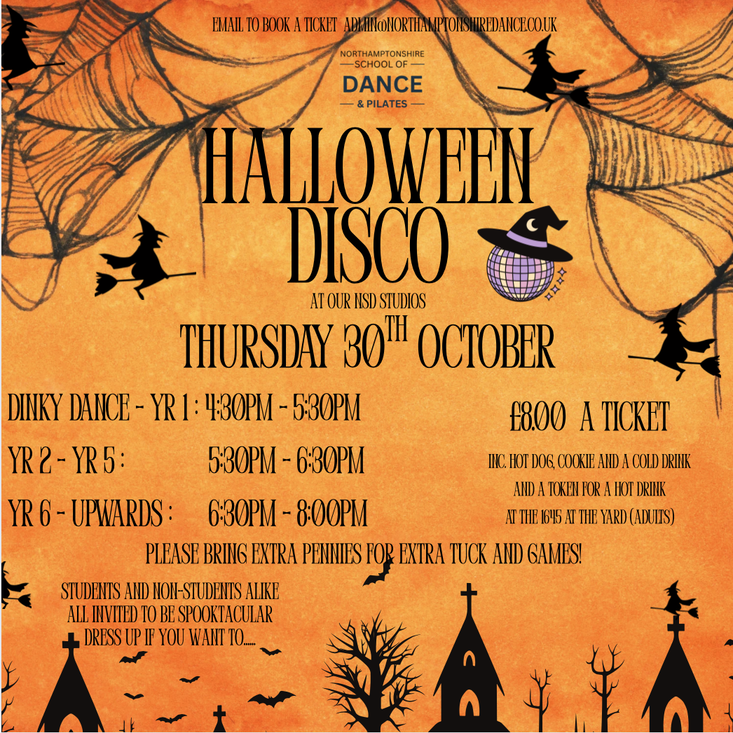 HALLOWEEN DISCO – Thursday 30th October
